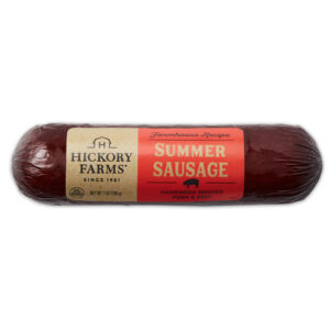 Hickory Farms - Farmhouse Summer Sausage, 7 ounces | Great for Snacking, Entertaining, Charcuterie, Ready to Eat, High Protein, Low Carb, Premium Pork and Beef