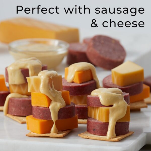 Hickory Farms Farmhouse Summer Sausage, 7 ounces | Great for Snacking, Entertaining, Charcuterie, Ready to Eat, High Protein, Low Carb, Premium Pork and Beef - Image 2
