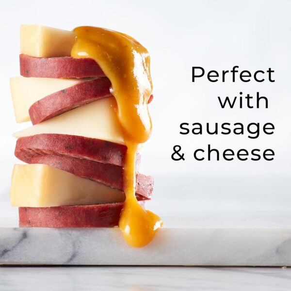 Hickory Farms Pineapple Honey Mustard (10.5 ounce) - Gourmet Mustard Great for Charcuterie Boards, Snacking, and Recipes - Image 3