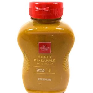 Hickory Farms Pineapple Honey Mustard (10.5 ounce) - Gourmet Mustard Great for Charcuterie Boards, Snacking, and Recipes