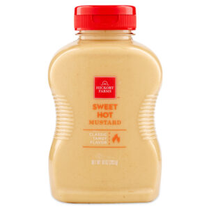 Hickory Farms - Sweet Hot Mustard (10 ounce) - Gourmet Mustard Great for Charcuterie Boards & Snacking